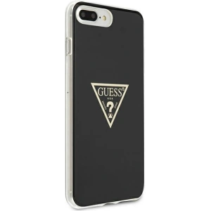 Kup Etui Guess GUHCI8LPCUMPTBK Apple iPhone 8 Plus/7 Plus czarny/black hardcase Metallic Collection - GUE1174BLK - {ean13} - Sklep Home Screen