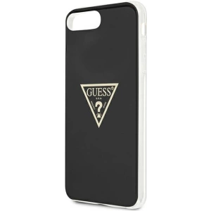 Kup Etui Guess GUHCI8LPCUMPTBK Apple iPhone 8 Plus/7 Plus czarny/black hardcase Metallic Collection - GUE1174BLK - {ean13} - Sklep Home Screen
