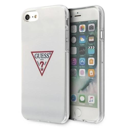 Kup Etui Guess GUHCI8PCUCTLWH Apple iPhone SE 2022/SE 2020/8/7 fehér/white hardcase Triangle Collection - GUE1175WHT - {ean13} - Sklep Home Screen