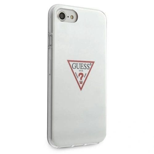Kup Etui Guess GUHCI8PCUCTLWH Apple iPhone SE 2022/SE 2020/8/7 fehér/white hardcase Triangle Collection - GUE1175WHT - {ean13} - Sklep Home Screen