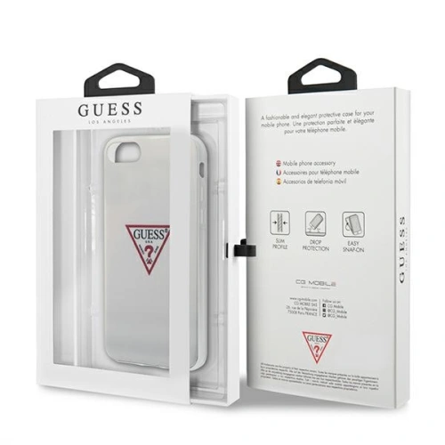 Kup Etui Guess GUHCI8PCUCTLWH Apple iPhone SE 2022/SE 2020/8/7 fehér/white hardcase Triangle Collection - GUE1175WHT - {ean13} - Sklep Home Screen