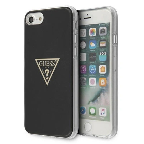 Kup Etui Guess GUHCI8PCUMPTBK Apple iPhone SE 2022/SE 2020/8/7 fekete/hardcase Metallic Collection - GUE1176BLK - {ean13} - Sklep Home Screen
