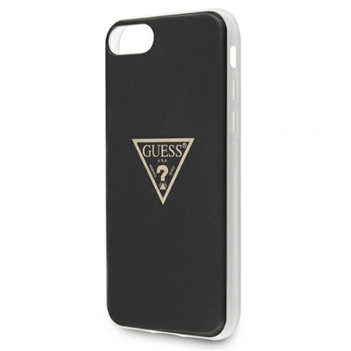Kup Guess Apple Tasche GUHCI8PCUMPTBK iPhone SE 2022/SE 2020/8/7 schwarz/schwarz Hardcase Metallic Collection - GUE1176BLK - {ean13} - Sklep Home Screen