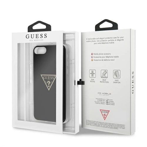Kup Etui Guess GUHCI8PCUMPTBK Apple iPhone SE 2022/SE 2020/8/7 fekete/hardcase Metallic Collection - GUE1176BLK - {ean13} - Sklep Home Screen