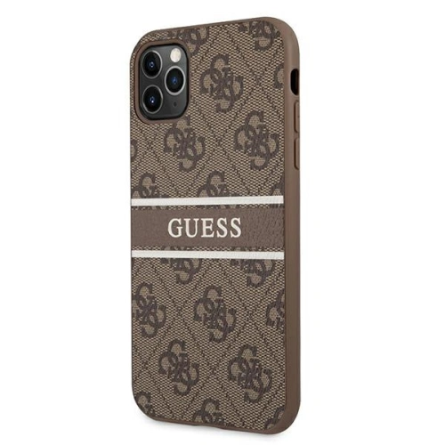 Kup Etui Guess GUHCN584GDBR Apple iPhone 11 Pro brązowy/brown hardcase 4G Stripe - GUE1177BR - {ean13} - Sklep Home Screen