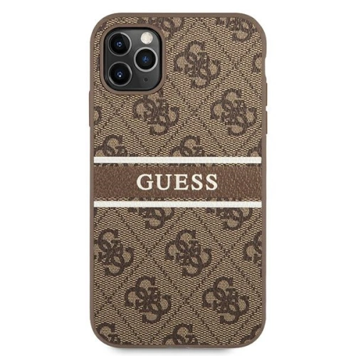 Kup Etui Guess GUHCN584GDBR Apple iPhone 11 Pro brązowy/brown hardcase 4G Stripe - GUE1177BR - {ean13} - Sklep Home Screen