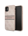 Guess GUHCN614GDPI Apple iPhone 11 pink hardcase 4G Stripe