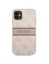 Buy Guess GUHCN614GDPI Apple iPhone 11 pink hardcase 4G Stripe - GUE1178PNK - {ean13} - Home Screen Store Europe
