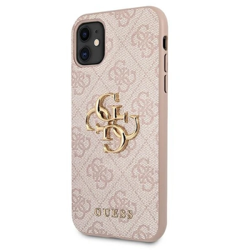 Buy Guess GUHCN614GMGPI Apple iPhone 11 pink hardcase 4G Big Metal Logo - GUE1179PNK - {ean13} - Home Screen Store Europe
