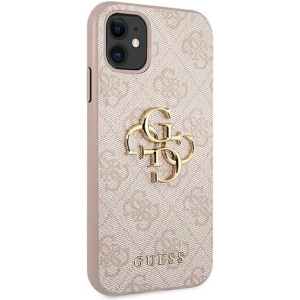 Etui Guess GUHCN614GMGPI Apple iPhone 11 różowy/pink hardcase 4G Big Metal Logo