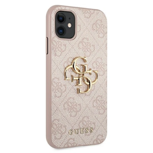 Buy Guess GUHCN614GMGPI Apple iPhone 11 pink hardcase 4G Big Metal Logo - GUE1179PNK - {ean13} - Home Screen Store Europe