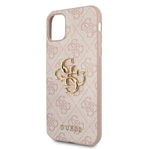 Buy Guess GUHCN614GMGPI Apple iPhone 11 pink hardcase 4G Big Metal Logo - GUE1179PNK - {ean13} - Home Screen Store Europe
