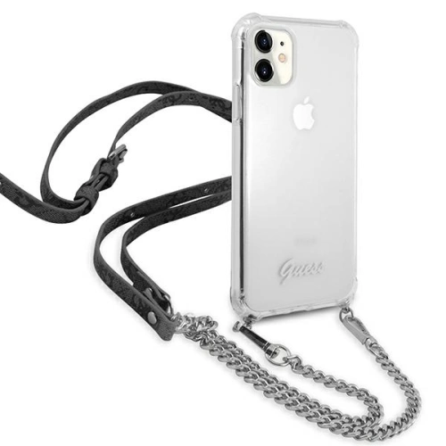 Kup Etui Guess GUHCN61KC4GSSI Apple iPhone 11 Carcasă transparentă din plastic 4G Lanț argintiu - GUE1180CL - {ean13} - Sklep Home Screen