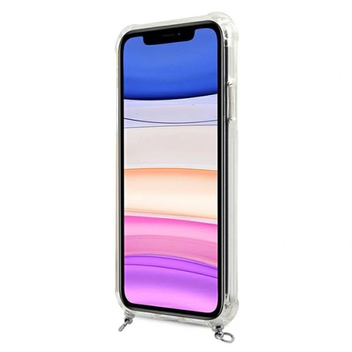 Kup Etui Guess GUHCN61KC4GSSI Apple iPhone 11 Carcasă transparentă din plastic 4G Lanț argintiu - GUE1180CL - {ean13} - Sklep Home Screen