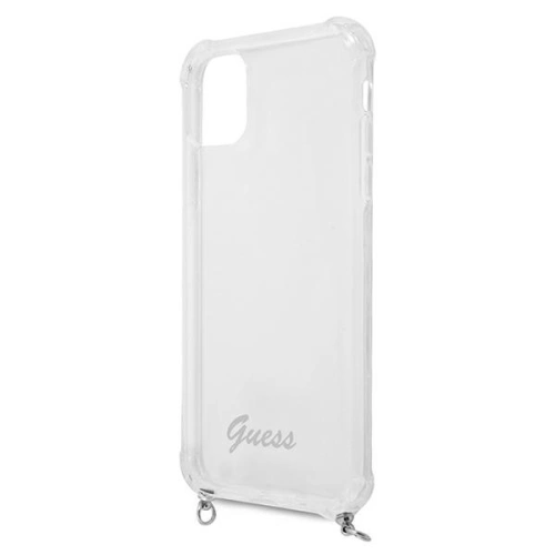 Kup Etui Guess GUHCN61KC4GSSI Apple iPhone 11 Carcasă transparentă din plastic 4G Lanț argintiu - GUE1180CL - {ean13} - Sklep Home Screen