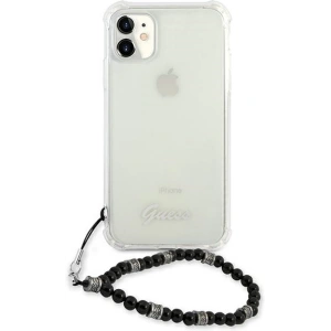 Kup Etui Guess GUHCN61KPSBK Apple iPhone 11 Átlátszó kemény hátlap Fekete gyöngy - GUE1181CL - {ean13} - Sklep Home Screen