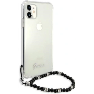 Kup Etui Guess GUHCN61KPSBK Apple iPhone 11 Átlátszó kemény hátlap Fekete gyöngy - GUE1181CL - {ean13} - Sklep Home Screen