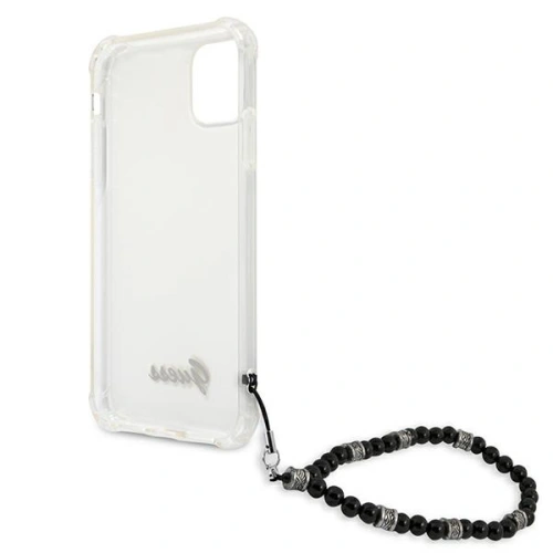 Kup Guess Apple Tasche GUHCN61KPSBK iPhone 11 Transparentes Hartschalenetui Schwarz Perle - GUE1181CL - {ean13} - Sklep Home Screen