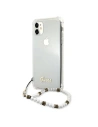 Buy Guess GUHCN61KPSWH iPhone 11 6,1" Transparent hardcase White Pearl - GUE1182CL - {ean13} - Home Screen Store Europe