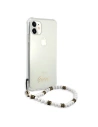Buy Guess GUHCN61KPSWH iPhone 11 6,1" Transparent hardcase White Pearl - GUE1182CL - {ean13} - Home Screen Store Europe