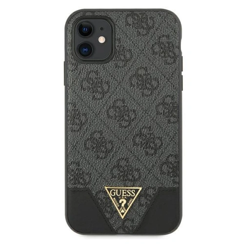 Kup Guess Apple Tasche GUHCN61PU4GHBK iPhone 11 grau/grau Hartschale 4G Triangle Collection - GUE1184GRY - {ean13} - Sklep Home Screen