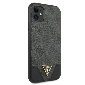 Kup Etui Guess GUHCN61PU4GHBK Apple iPhone 11 szürke/grey hardcase 4G Triangle Collection - GUE1184GRY - {ean13} - Sklep Home Screen