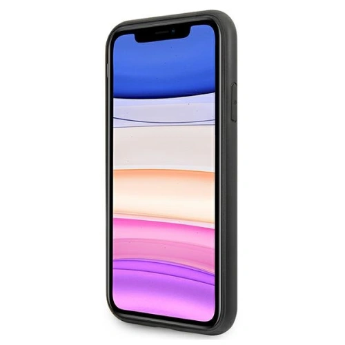 Kup Etui Guess GUHCN61PU4GHBK Apple iPhone 11 szary/grey hardcase 4G Triangle Collection - GUE1184GRY - {ean13} - Sklep Home Screen