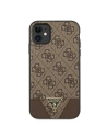 Kup Etui Guess GUHCN61PU4GHBR Apple iPhone 11 brązowy/brown hardcase 4G Triangle Collection - GUE1185BR - {ean13} - Sklep Home Screen