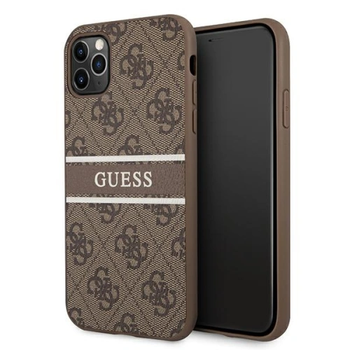 Kup Etui Guess GUHCN654GDBR Apple iPhone 11 Pro Max hnědý/brown hardcase 4G Stripe - GUE1186BR - {ean13} - Sklep Home Screen