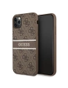 Etui Guess GUHCN654GDBR Apple iPhone 11 Pro Max brązowy/brown hardcase 4G Stripe