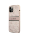 Kup Etui Guess GUHCP12L4GDPI Apple iPhone 12 Pro Max rózsaszín/pink keménytok 4G Stripe - GUE1187PNK - {ean13} - Sklep Home Screen