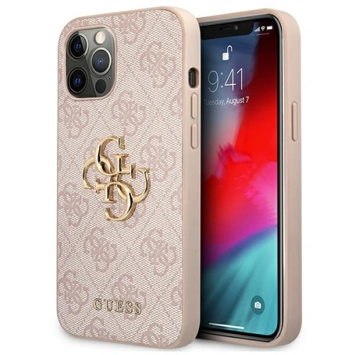 Kup Etui Guess GUHCP12L4GMGPI Apple iPhone 12 Pro Max rózsaszín/pink hardcase 4G Big Metal Logo - GUE1188PNK - {ean13} - Sklep Home Screen