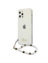 Kup Etui Guess GUHCP12LKPSWH Apple iPhone 12 Pro Max Transparent hardcase White Pearl - GUE1190CL - {ean13} - Sklep Home Screen