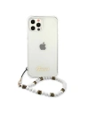 Kup Etui Guess GUHCP12LKPSWH Apple iPhone 12 Pro Max Transparent hardcase White Pearl - GUE1190CL - {ean13} - Sklep Home Screen