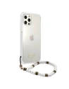 Kup Etui Guess GUHCP12LKPSWH Apple iPhone 12 Pro Max Transparent hardcase White Pearl - GUE1190CL - {ean13} - Sklep Home Screen