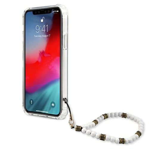 Kup Guess Apple Tasche GUHCP12LKPSWH iPhone 12 Pro Max Transparentes Hartschalengehäuse Weiß Perle - GUE1190CL - {ean13} - Sklep Home Screen