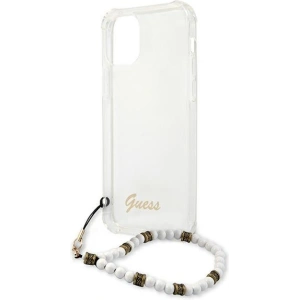 Buy Guess GUHCP12LKPSWH Apple iPhone 12 Pro Max Transparent hardcase White Pearl - GUE1190CL - {ean13} - Home Screen Store Europe