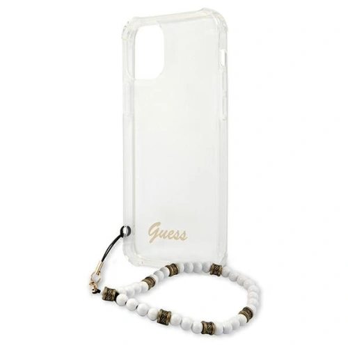 Kup Etui Guess GUHCP12LKPSWH Apple iPhone 12 Pro Max Transparent hardcase White Pearl - GUE1190CL - {ean13} - Sklep Home Screen