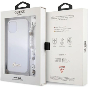 Buy Guess GUHCP12LKPSWH Apple iPhone 12 Pro Max Transparent hardcase White Pearl - GUE1190CL - {ean13} - Home Screen Store Europe