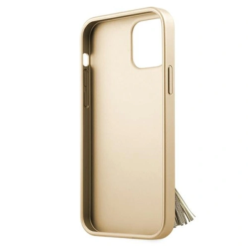 Kup Etui Guess GUHCP12LRSSABE Apple iPhone 12 Pro Max beige/beżowy hardcase Saffiano with ring stand - GUE1191BEI - {ean13} - Sklep Home Screen