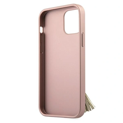 Buy Guess GUHCP12LRSSARG Apple iPhone 12 Pro Max pink hardcase Saffiano with ring stand - GUE1193PNK - {ean13} - Home Screen Store Europe