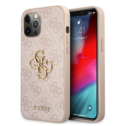 Kup Etui Guess GUHCP12M4GMGPI Apple iPhone 12/12 Pro rózsaszín/pink hardcase 4G Big Metal Logo - GUE1195PNK - {ean13} - Sklep Home Screen
