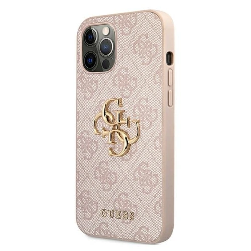 Kup Etui Guess GUHCP12M4GMGPI Apple iPhone 12/12 Pro rózsaszín/pink hardcase 4G Big Metal Logo - GUE1195PNK - {ean13} - Sklep Home Screen
