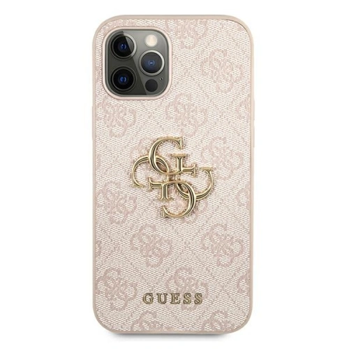 Kup Etui Guess GUHCP12M4GMGPI Apple iPhone 12/12 Pro rózsaszín/pink hardcase 4G Big Metal Logo - GUE1195PNK - {ean13} - Sklep Home Screen