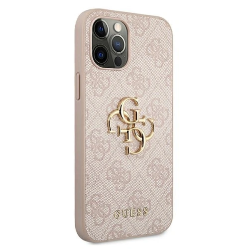 Kup Etui Guess GUHCP12M4GMGPI Apple iPhone 12/12 Pro rózsaszín/pink hardcase 4G Big Metal Logo - GUE1195PNK - {ean13} - Sklep Home Screen