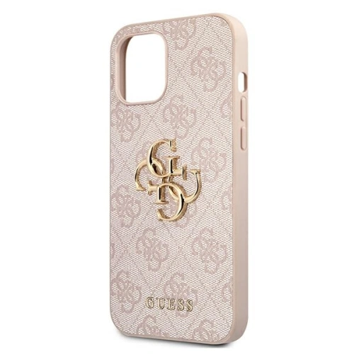 Kup Etui Guess GUHCP12M4GMGPI Apple iPhone 12/12 Pro rózsaszín/pink hardcase 4G Big Metal Logo - GUE1195PNK - {ean13} - Sklep Home Screen