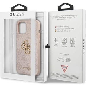 Kup Etui Guess GUHCP12M4GMGPI Apple iPhone 12/12 Pro rózsaszín/pink hardcase 4G Big Metal Logo - GUE1195PNK - {ean13} - Sklep Home Screen