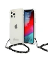 Kup Guess Apple Tasche GUHCP12MKPSBK iPhone 12/12 Pro Transparentes Hartschalenetui Schwarz Perle - GUE1196CL - {ean13} - Sklep Home Screen