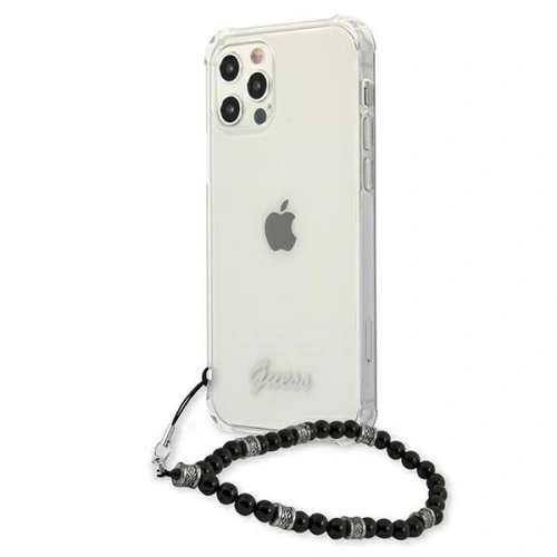 Kup Etui Guess GUHCP12MKPSBK Apple iPhone 12/12 Pro Transparent hardcase Black Pearl - GUE1196CL - {ean13} - Sklep Home Screen