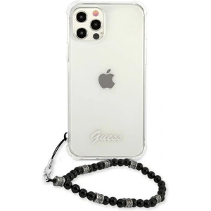 Kup Etui Guess GUHCP12MKPSBK Apple iPhone 12/12 Pro Átlátszó kemény tok Fekete gyöngy - GUE1196CL - {ean13} - Sklep Home Screen